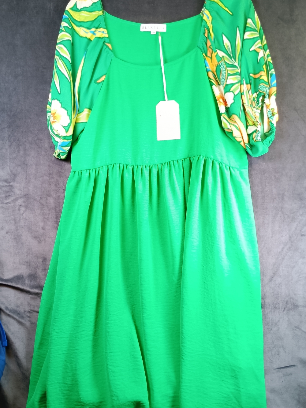 Blakely Green Midi Dress Wedding Guest, Spring Social